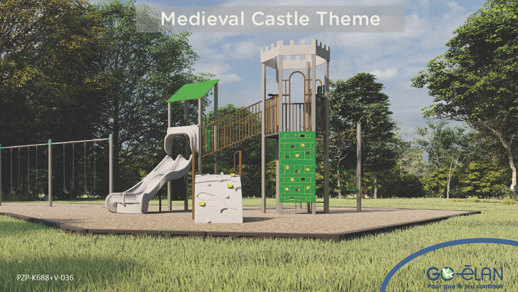 Image of Medieval Castle Themed Playground