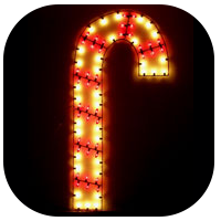 Candy Cane Decoration Christmas Street Light