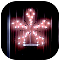 Snowflake Decoration Street Light