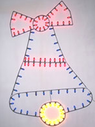 Christmas Bell Decoration Street Light