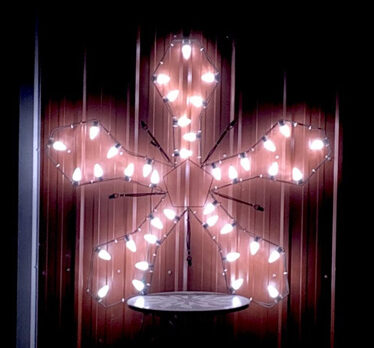 Snowflake Decoration Street Light